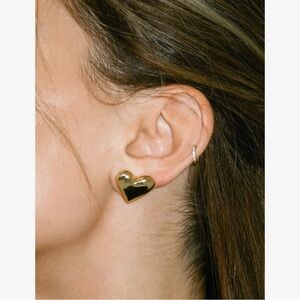 MSRP $68 Rumored Piece of my Heart Studs - Gold